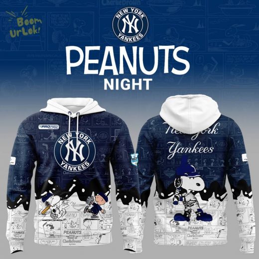 New York Yankees 75th Anniversary of Peanuts Limited Edition Hoodie 2025