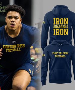 Notre Dame Football “IRON SHARPENS IRON” Limited Edition Hoodie – Official Gear