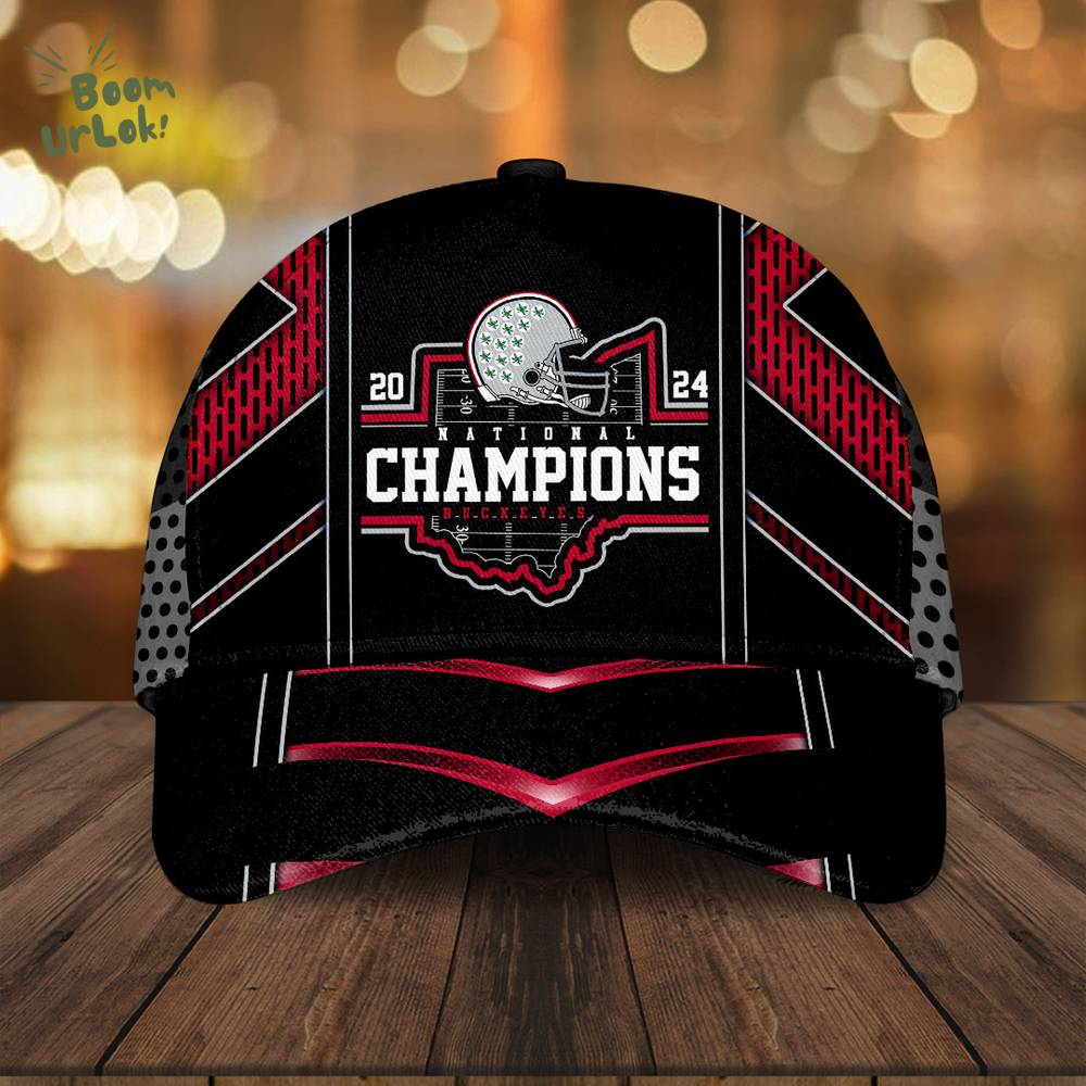 Ohio State Buckeyes Football 2024 National Champions Cap - Classic Style Ohio State Buckeyes Football 2024 National Champions Cap - Classic Style