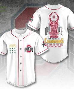 Ohio State Buckeyes Football Baseball Jersey – Classic Design