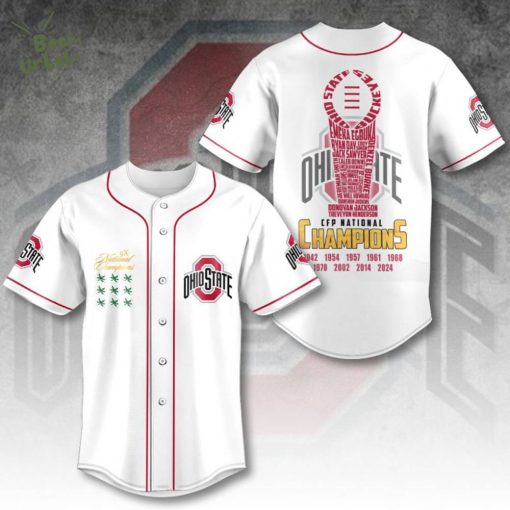 Ohio State Buckeyes Football Baseball Jersey – Classic Design