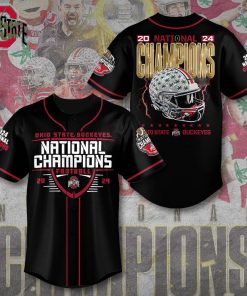 Ohio State Buckeyes Football National Champions Baseball Jersey 2025