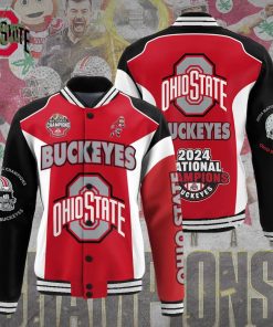 Ohio State Buckeyes Football Varsity Jacket – 2024 National Champion Edition