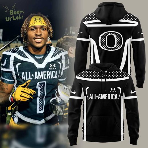 Oregon Football Dakorien Moore 2025 All-America Game Hoodie Limited Edition
