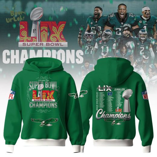 Philadelphia Eagles Super Bowl LIX Champions Limited Edition Hoodie – 2025 Official Gear