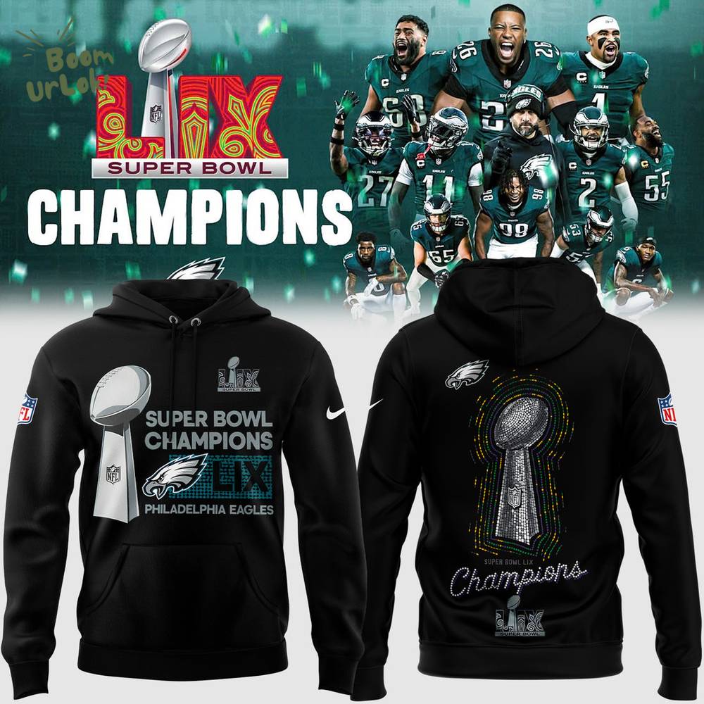 Philadelphia Eagles Super Bowl LIX Champions Limited Edition Hoodie – Collector’s Item Philadelphia Eagles Super Bowl LIX Champions Limited Edition Hoodie – Collector’s Item