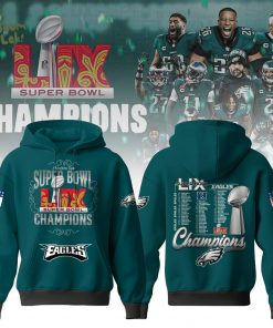 Philadelphia Eagles Super Bowl LIX Champions Limited Edition Hoodie – Hot Design 2025