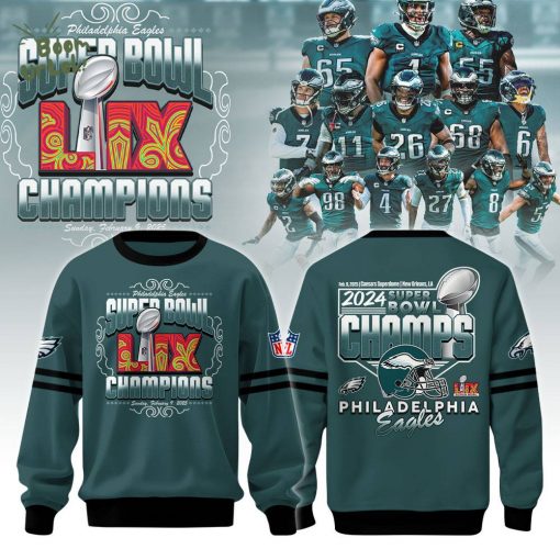 Philadelphia Eagles Super Bowl LIX Champions Limited Edition Sweatshirt – 2025 Collection