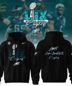 Philadelphia Eagles Super Bowl LIX Champions Nike Limited Edition Black Hoodie – 2025 Collection