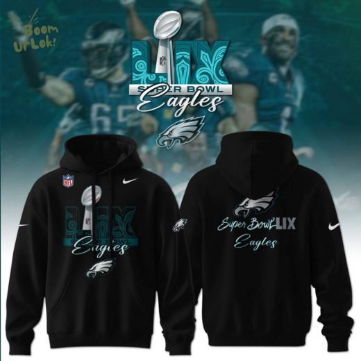 Philadelphia Eagles Super Bowl LIX Champions Nike Limited Edition Black Hoodie – 2025 Collection