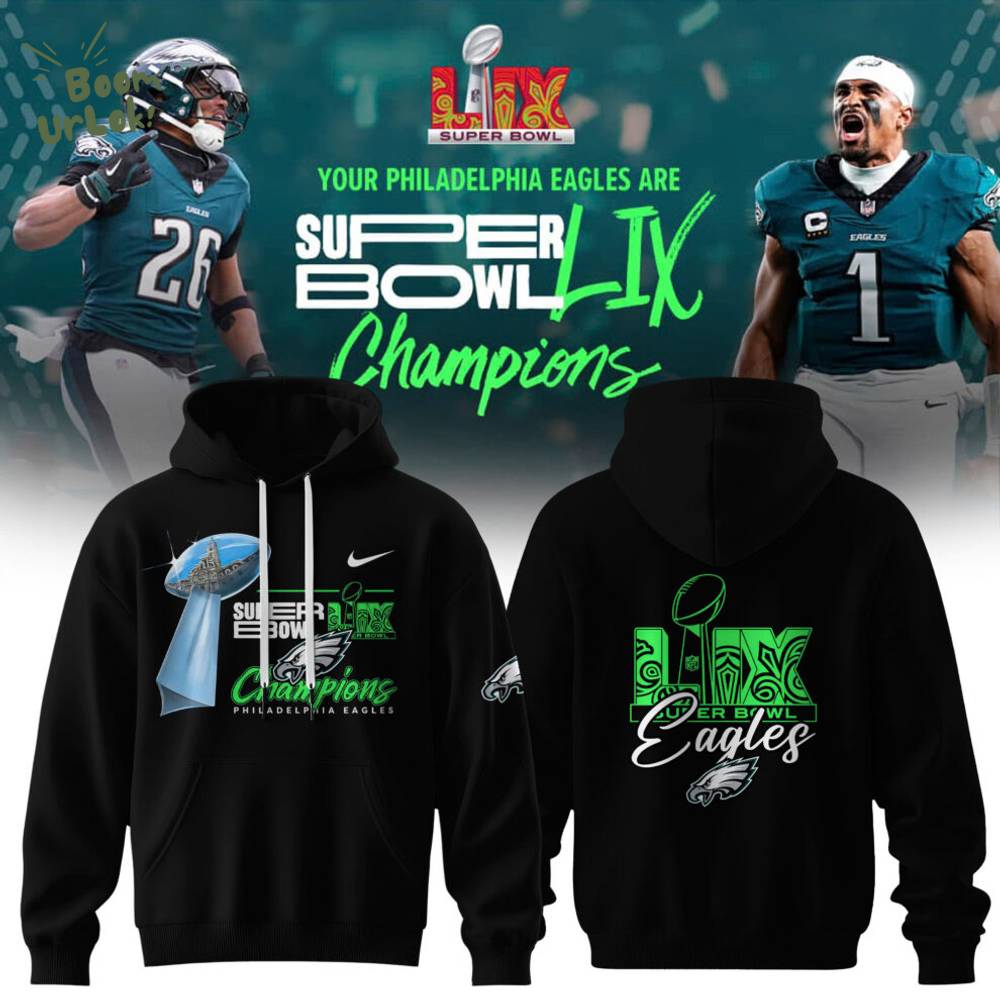 Philadelphia Eagles Super Bowl LIX Champions Nike Limited Edition Hoodie – 2025 Collection Philadelphia Eagles Super Bowl LIX Champions Nike Limited Edition Hoodie – 2025 Collection
