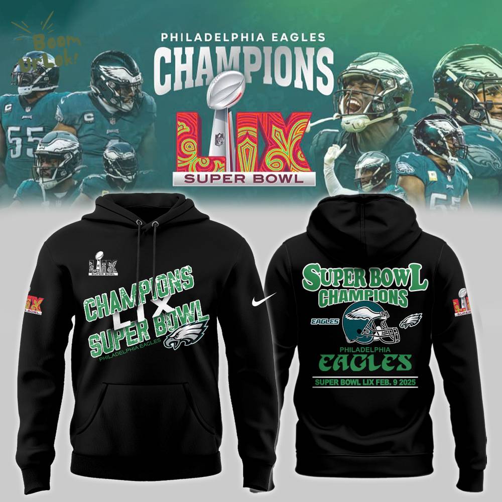 Philadelphia Eagles Super Bowl LIX Limited Edition Hoodie – Official Championship Apparel Philadelphia Eagles Super Bowl LIX Limited Edition Hoodie – Official Championship Apparel