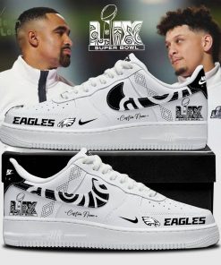 Philadelphia Eagles Super Bowl LIX Opening Night Air Force 1 Shoes – Limited Edition