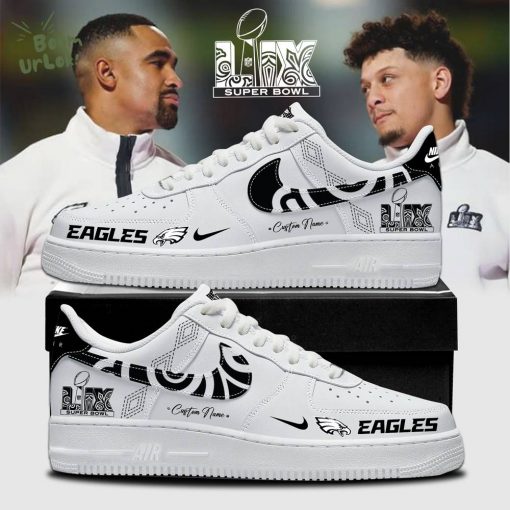 Philadelphia Eagles Super Bowl LIX Opening Night Air Force 1 Shoes – Limited Edition