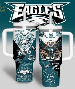 Philadelphia Football Team Super Bowl LIX Champions Tumbler 40oz – Special Design for Fans 2025