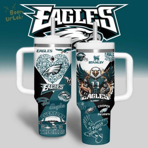 Philadelphia Football Team Super Bowl LIX Champions Tumbler 40oz – Special Design for Fans 2025