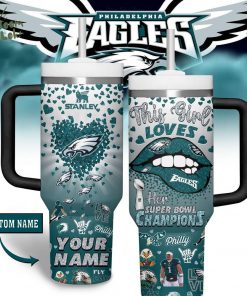 Philadelphia Football Team Super Bowl LIX Champions Tumbler 40oz for Fans – Limited Edition