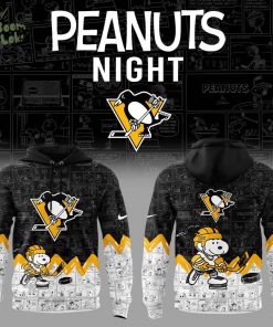 Pittsburgh Penguins Anniversary of Peanuts Hoodie – Limited Edition 2025