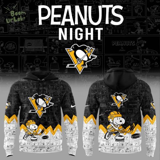 Pittsburgh Penguins Anniversary of Peanuts Hoodie – Limited Edition 2025