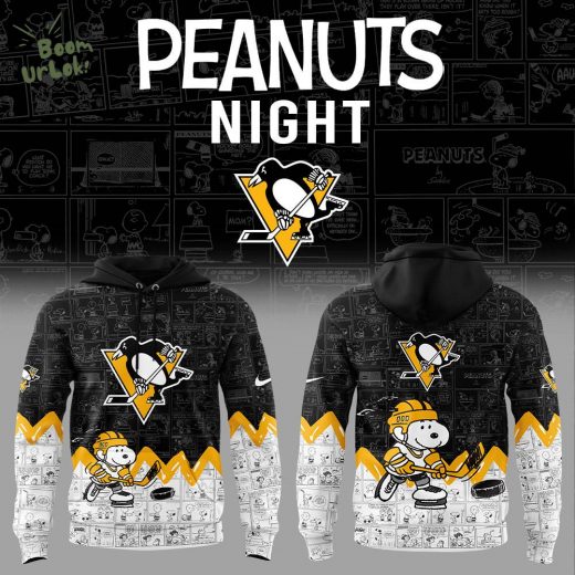 Pittsburgh Penguins Anniversary of Peanuts Hoodie – Limited Edition 2025