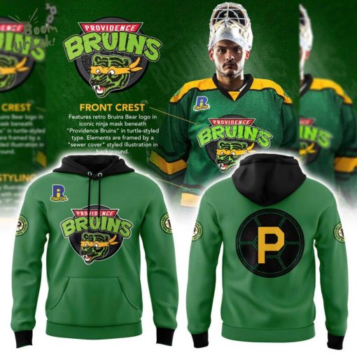 Providence Bruins Turtle Powered RI Comic Hoodie – Fan Edition