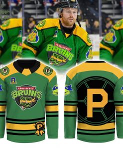 Providence Bruins Turtle Powered RI Comic Special Combo Hockey Jersey
