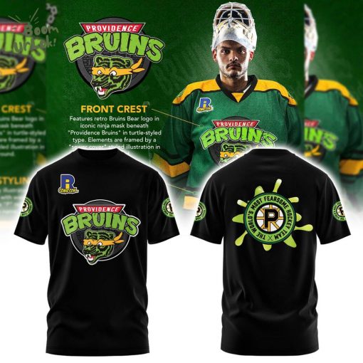 Providence Bruins Turtle Powered RI Comic T-Shirt – Fan Edition