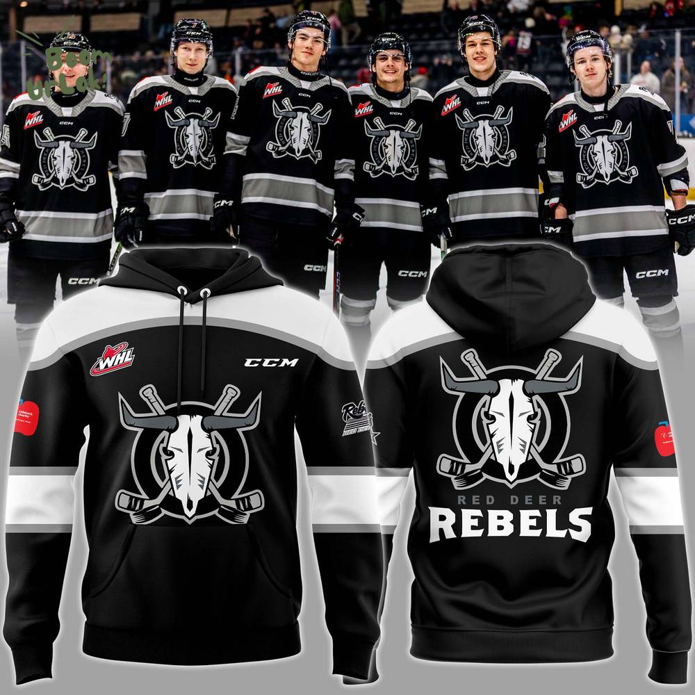 Red Deer Rebels Limited Edition Hoodie 2025 – Official Team Apparel Red Deer Rebels Limited Edition Hoodie 2025 – Official Team Apparel
