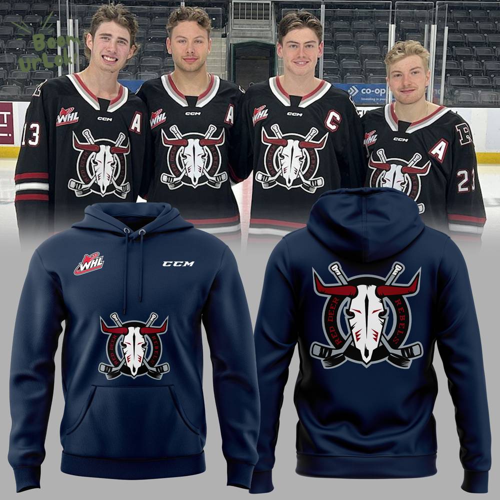 Red Deer Rebels Limited Edition Navy Hoodie 2025 – Exclusive Release Red Deer Rebels Limited Edition Navy Hoodie 2025 – Exclusive Release