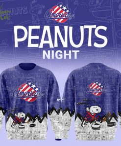 Rochester Americans 75th Anniversary of Peanuts Sweatshirt – Limited Edition NHL Apparel