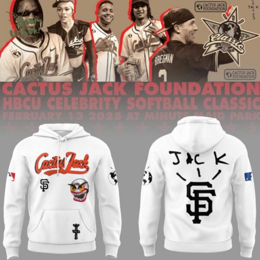 San Francisco Giants MLB 2025 Limited Edition Giants x Travis Scott Cactus Jack Hoodie