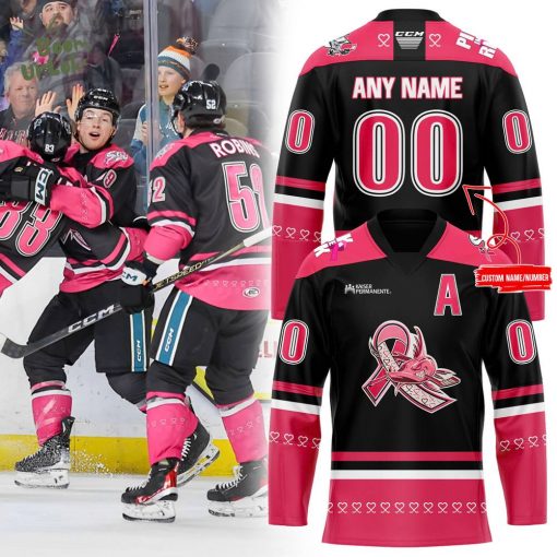 San Jose Barracuda Pink in the Rink Jersey – Limited Edition