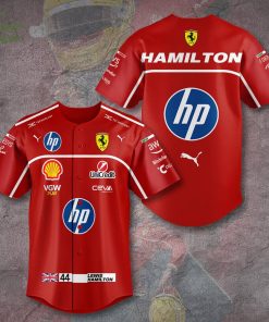 Scuderia Ferrari x Lewis Hamilton Baseball Jersey – Limited Edition