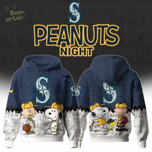 Seattle Mariners MLB x 75th Anniversary of Peanuts Limited Edition Hoodie 2025