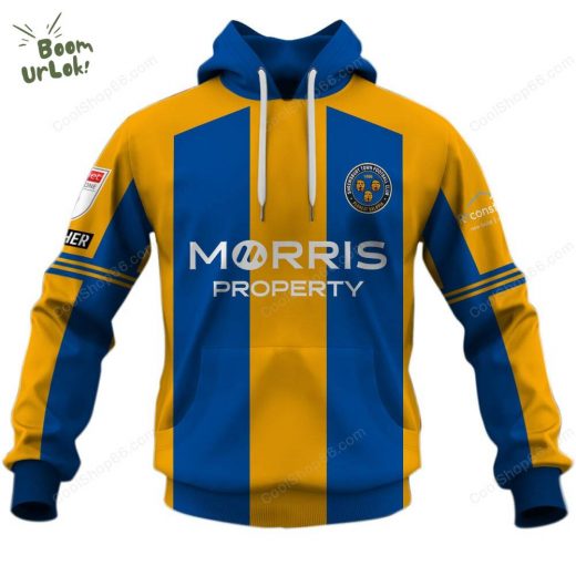 Shrewsbury Town F.C. Home Jersey Style Hoodie – Football Club Apparel