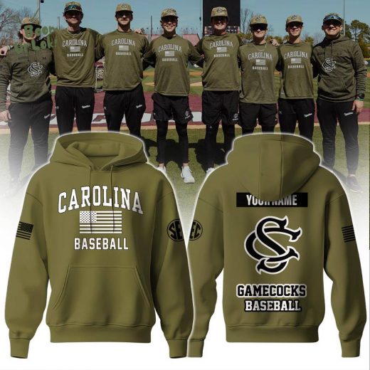 South Carolina Gamecocks NCAA Baseball x Salute to Service Hoodie Limited Edition 2025