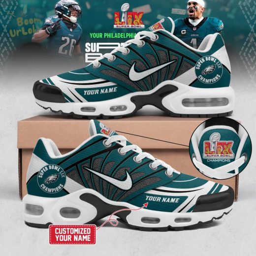 Special Edition Philadelphia Eagles Super Bowl Champions Air Max Shoes – Customizable