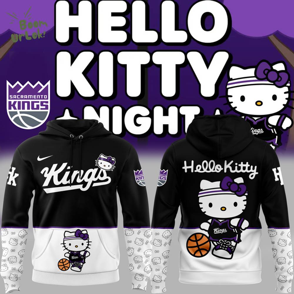 Special Edition Sacramento Kings x Hello Kitty Hoodie 2025 Limited Edition Special Edition Sacramento Kings x Hello Kitty Hoodie 2025 Limited Edition