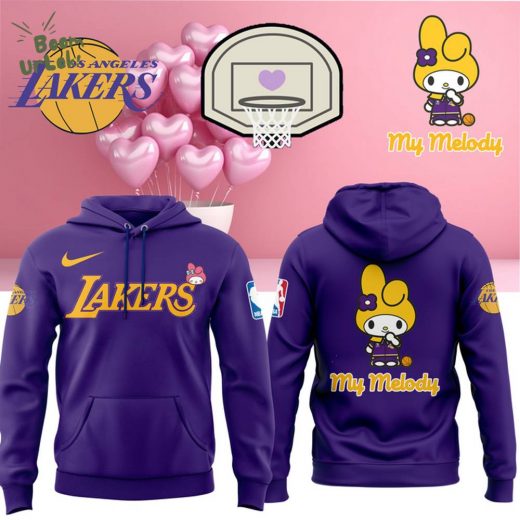 Special New Los Angeles Lakers x My Melody Hoodie 2025 Limited Edition