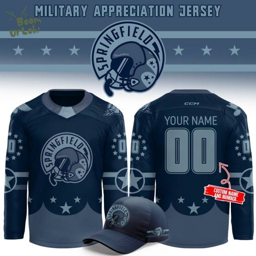 Springfield Thunderbirds Military Appreciation NHL Jersey – Sports Charity Apparel