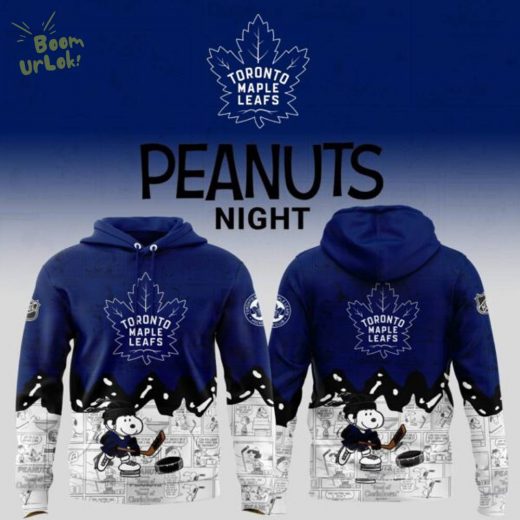 Toronto Maple Leafs Peanuts Night Hoodie Limited Edition