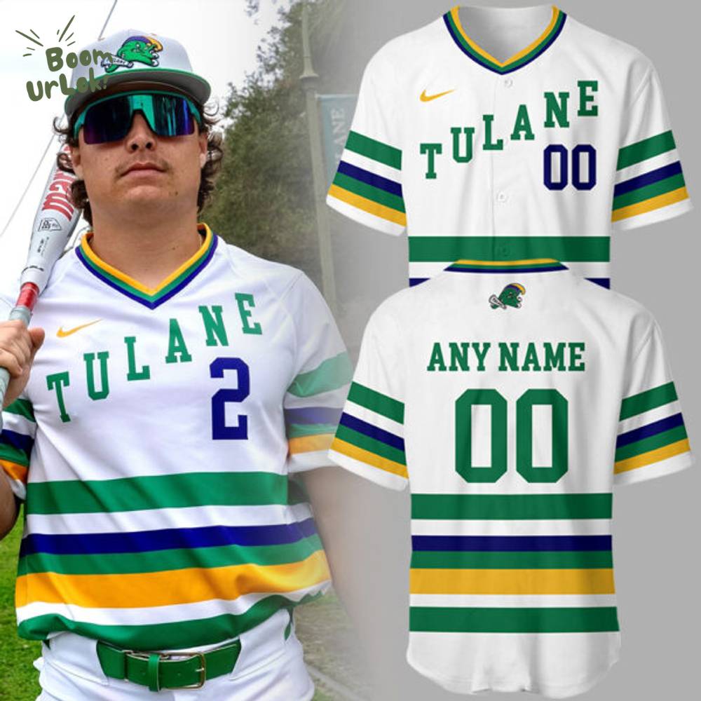 Tulane Baseball 2025 Limited Edition "Mardi Gras 2025" Custom Baseball Jersey Tulane Baseball 2025 Limited Edition "Mardi Gras 2025" Custom Baseball Jersey