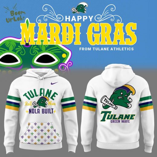 Tulane Baseball 2025 Limited Edition “Mardi Gras 2025” Limited Design Hoodie