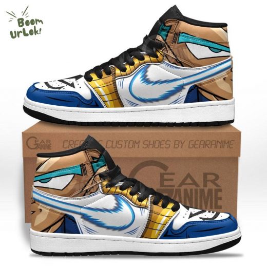 Vegeta Blue AJ1 Sneakers Custom Limited Edition