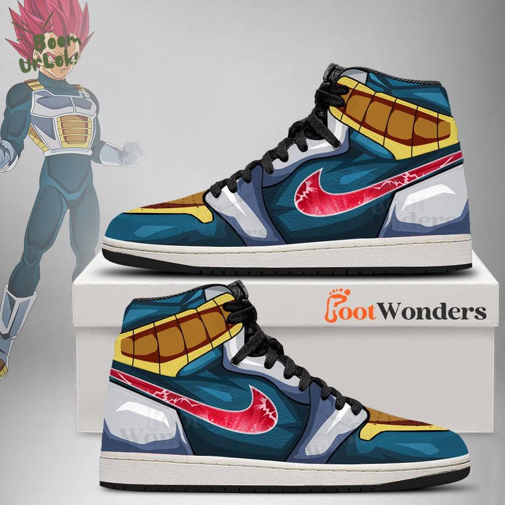 Vegeta Super Saiyan God Dragon Ball AJ1 Shoes Limited Edition Vegeta Super Saiyan God Dragon Ball AJ1 Shoes Limited Edition
