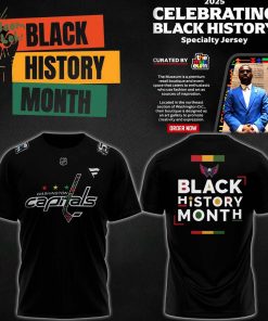 Washington Capitals Black History Month Specialty T-shirt – Limited Edition