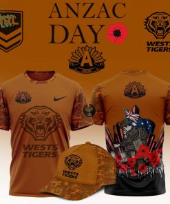 Wests Tigers ANZAC Day 2025 T-Shirt – Custom Sports Apparel