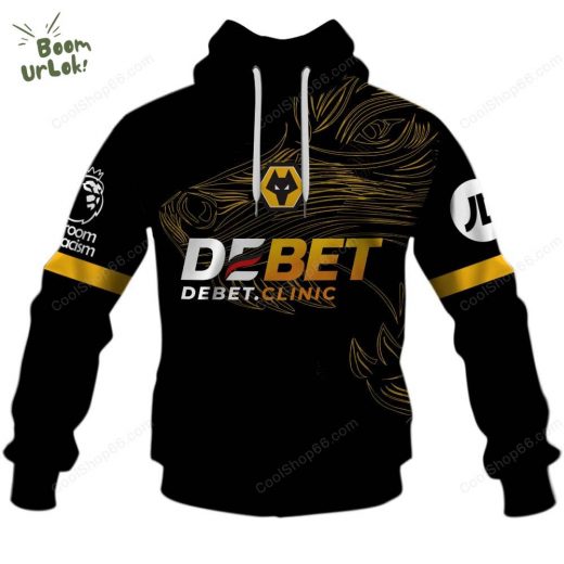 Wolverhampton Wanderers F.C. Premier League Away 2425 Style Hoodie