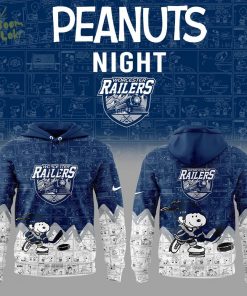 Worcester Railers 75th Anniversary of Peanuts Hoodie – Hockey & Peanuts Fan Apparel