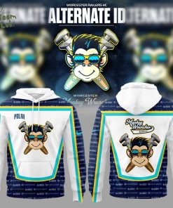 Worcester Railers Monkey Wrenches Hoodie – Limited Edition NHL Fan Gear